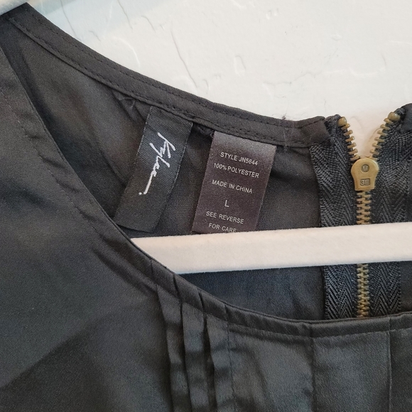 Kaylee Black Blouse Top Women's Size Large - Picture 6 of 9